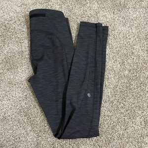 Heathered Gray Lululemon Leggings 28”
